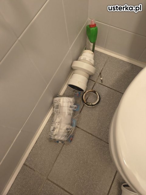 Wymiana/montaż muszli i umywalek — Warszawa, zdjęcie z wizyty
