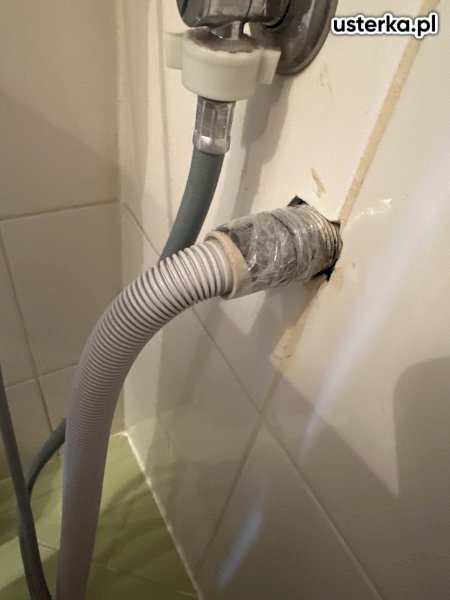 Podłączanie pralek i zmywarek — Wrocław, zdjęcie z wizyty