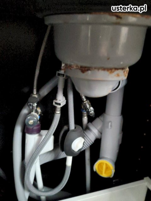 Wycieki pod zlewem i umywalką — Poznań, zdjęcie z wizyty
