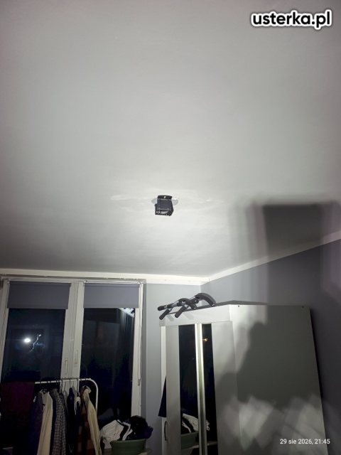 Serwis i montaż lamp, gniazdek i innych punktów — Warszawa, zdjęcie z wizyty