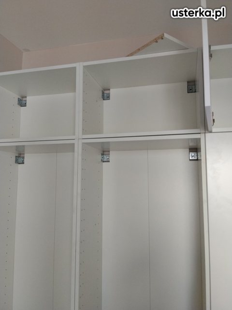 Skręcanie mebli — Warszawa, zdjęcie z wizyty