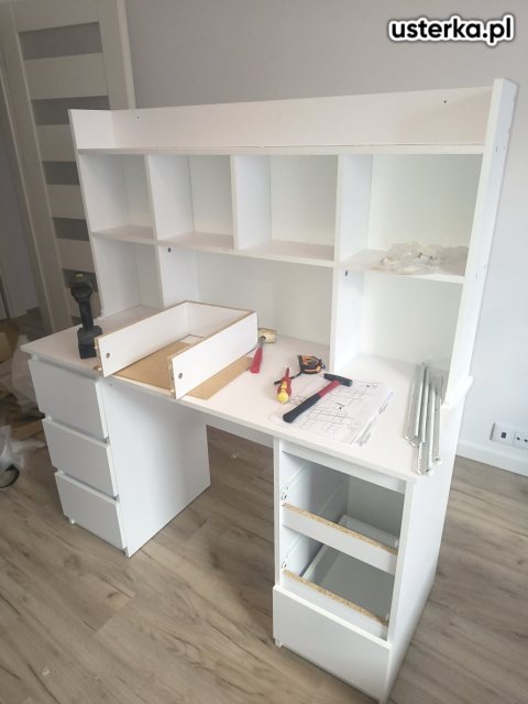 Skręcanie mebli — Warszawa, zdjęcie z wizyty