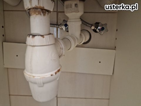 Wycieki pod zlewem i umywalką — Poznań, zdjęcie 2 z wizyty