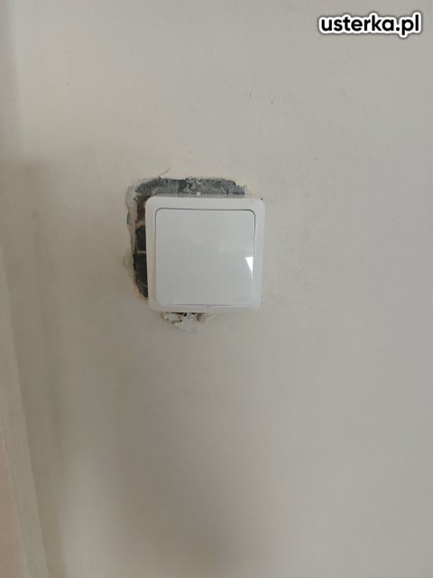 Serwis i montaż lamp, gniazdek i innych punktów — Wrocław, zdjęcie z wizyty