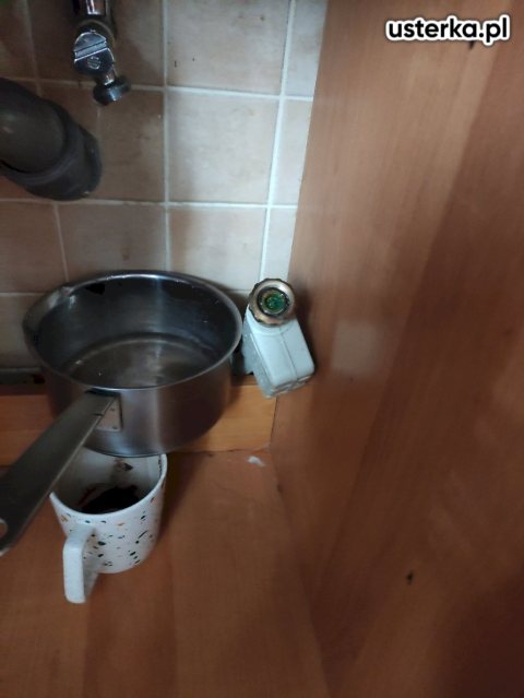 Wycieki pod zlewem i umywalką — Warszawa, zdjęcie z wizyty