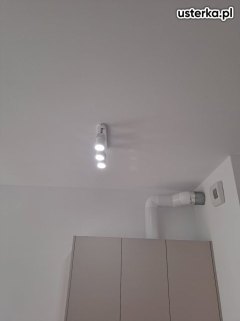 Serwis i montaż lamp, gniazdek i innych punktów — Warszawa, zdjęcie z wizyty