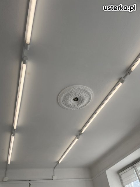 Serwis i montaż lamp, gniazdek i innych punktów — Warszawa, zdjęcie z wizyty