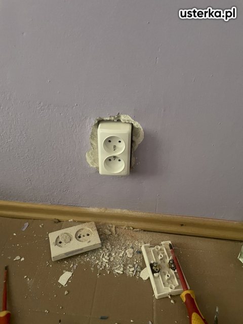 Serwis i montaż lamp, gniazdek i innych punktów — Warszawa, zdjęcie 2 z wizyty