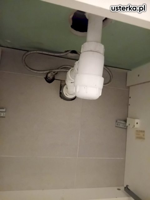Wycieki pod zlewem i umywalką — Katowice, zdjęcie z wizyty