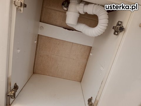 Wycieki pod zlewem i umywalką — Gdańsk, zdjęcie z wizyty