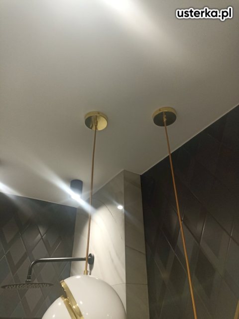 Serwis i montaż lamp, gniazdek i innych punktów — Kraków, zdjęcie z wizyty