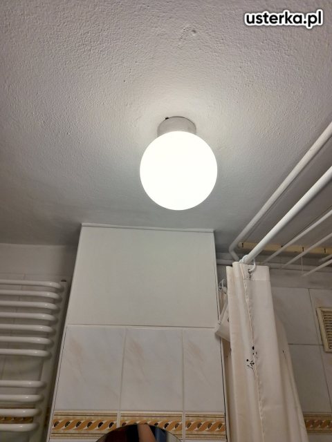 Serwis i montaż lamp, gniazdek i innych punktów — Warszawa, zdjęcie z wizyty