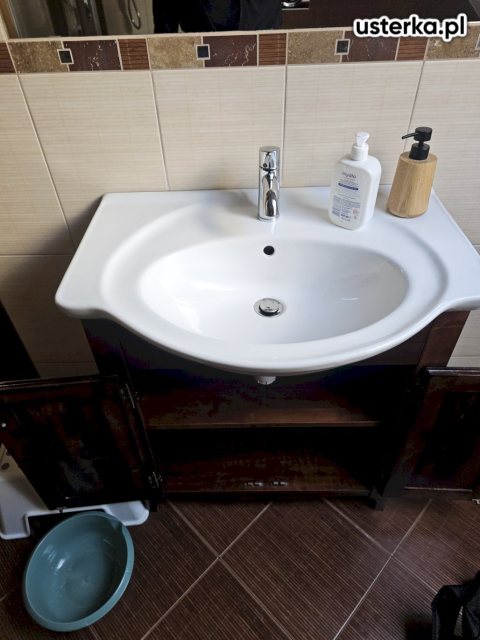 Wycieki pod zlewem i umywalką — Wrocław, zdjęcie z wizyty