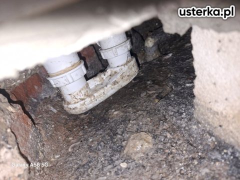 Udrażnianie rur kanalizacyjnych — Kraków, zdjęcie z wizyty