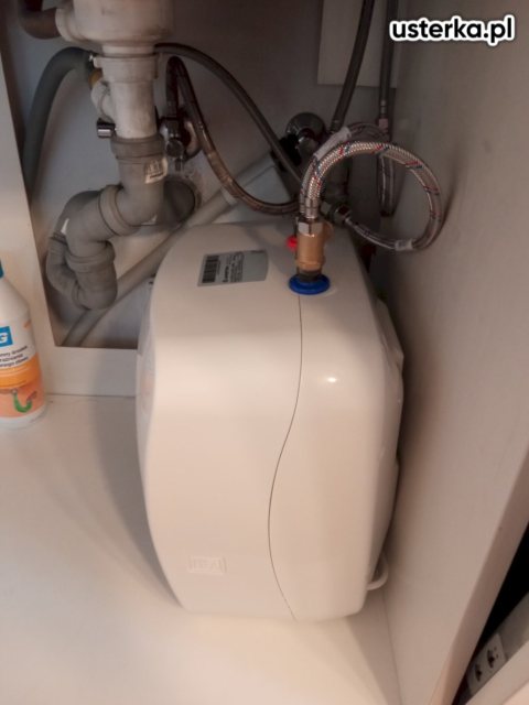 Serwis/wymiana elektrycznych podgrzewaczy — Kraków, zdjęcie z wizyty
