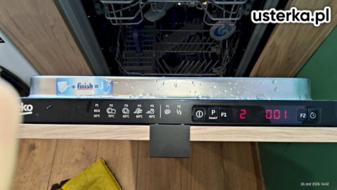 Naprawa zmywarek — Łódź, zdjęcie z wizyty