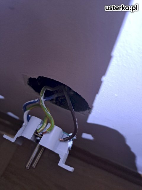 Serwis i montaż lamp, gniazdek i innych punktów — Warszawa, zdjęcie 2 z wizyty