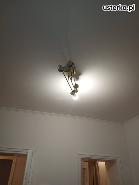 Serwis i montaż lamp, gniazdek i innych punktów — Łódź, zdjęcie z wizyty